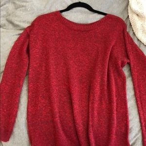 Red old navy sweater